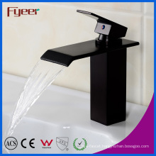 Black Orb Waterfall Basin Faucet Bathroom Water Tap Mixer (Q3003B)